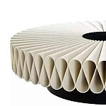 Дизайнерский журнальный стол круглый с фактурной столешницей Ifike варинант исполнения - 2 | Loft Concept в Брянске