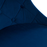 Стул в темно-синей велюровой обивке Ward Dark Blue Velour Chair варинант исполнения - 5 | Loft Concept в Брянске