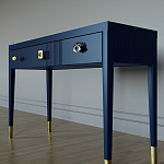 Дизайнерский Письменный стол Elsa Dreams Blue с тремя ящиками варинант исполнения - 2 | Loft Concept в Брянске