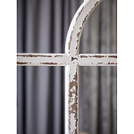 Зеркало-окно с эффектом старения в венецианском стиле Venetian White Mirror варинант исполнения - 6 | Loft Concept в Брянске