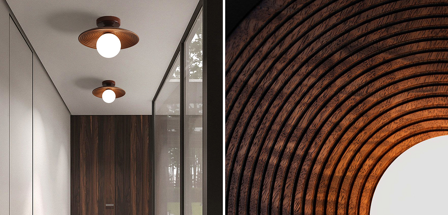 Потолочный светильник Ogata Wooden Light Потолочный светильник Ogata Wooden Light - Loft-Concept в Брянске