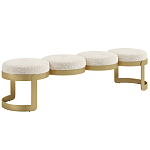 Дизайнерская Банкетка Leola латунь  варинант исполнения - 1 | Loft Concept в Брянске