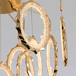 Потолочный светильник светодиодный с золотистым каркасом Ring of Fire варинант исполнения - 3 | Loft Concept в Брянске