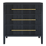 Комод Primo с 3 выдвижными ящиками Черный дуб варинант исполнения - 7 | Loft Concept в Брянске