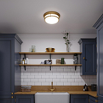 Потолочный светильник с белым матовым стеклянным плафоном в форме перевернутого конуса Hinkley варинант исполнения - 4 | Loft Concept в Брянске