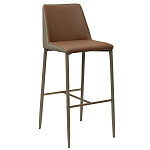 Стул барный с терракотовой обивкой из экокожи Spectacular High Chair варинант исполнения - 1 | Loft Concept в Брянске