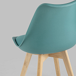 Стул с основой из пластика и мягким сиденьем Arvika Azure варинант исполнения - 6 | Loft Concept в Брянске