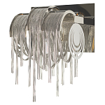 Бра с перфорированными металлическими дугами и цепочками 22 см Atlantis Chain варинант исполнения - 11 | Loft Concept в Брянске