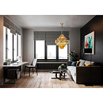 Люстра с каскадом из разноцветных круглых подвесов Key Lustar варинант исполнения - 2 | Loft Concept в Брянске