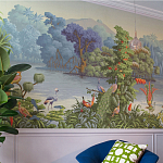 Обои ручная роспись Le Brésil Eden варинант исполнения - 3 | Loft Concept в Брянске