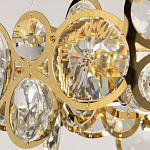 Люстра подвесная из золотых колец 57 см Golden Circles варинант исполнения - 6 | Loft Concept в Брянске