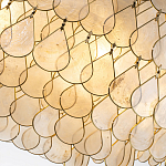 Люстра многоярусная с декором из натуральной морской ракушки Iridescent Light варинант исполнения - 5 | Loft Concept в Брянске