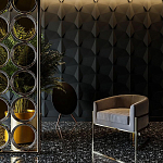 Гипсовая 3D Панель BATOID варинант исполнения - 1 | Loft Concept в Брянске