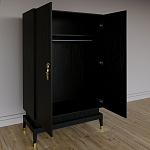 Платяной шкаф Elsa Dreams Black с 2-мя фасадами варинант исполнения - 1 | Loft Concept в Брянске