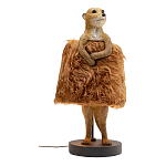 Настольная лампа Цурикат плафон из меха варинант исполнения - 1 | Loft Concept в Брянске