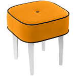 Квадратный мягкий пуф на белых ножках Winton Pouf Square варинант исполнения - 23 | Loft Concept в Брянске