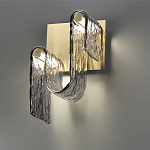 Бра волнистой формы из фактурного стекла Wave варинант исполнения - 3 | Loft Concept в Брянске