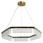 Светодиодная люстра с рельефным стеклом ICE GLASS 70 варинант исполнения - 2 | Loft Concept в Брянске