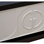 Тумбочка прикроватная с ящиком черно-серого цвета Noble Nightstand варинант исполнения - 3 | Loft Concept в Брянске