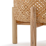 Кашпо на ножках из бамбука Bamboo Decor варинант исполнения - 9 | Loft Concept в Брянске