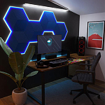 Гипсовая 3D панель с принтографией PM-52 варинант исполнения - 1 | Loft Concept в Брянске