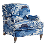Кресло Trumann Club Chair Blue Landscape синий пейзаж варинант исполнения - 1 | Loft Concept в Брянске