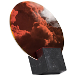 Настольное дизайнерское зеркало Poltronova Vanitas Nero Marquina Mirror and Photo Holder варинант исполнения - 1 | Loft Concept в Брянске