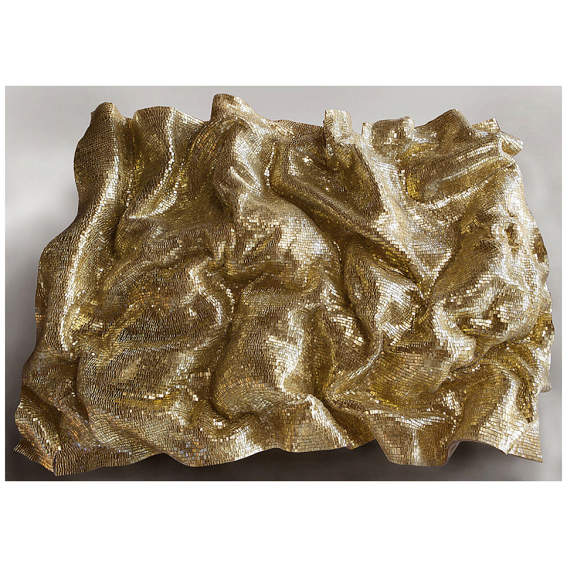 Панно «Golden Flow» Золотой в Брянске | Loft Concept 