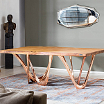 Обеденный стол прямоугольный с фигурными ножками G-table варинант исполнения - 2 | Loft Concept в Брянске