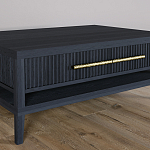 Кофейный стол Primo с двумя ящиками Черный дуб варинант исполнения - 4 | Loft Concept в Брянске