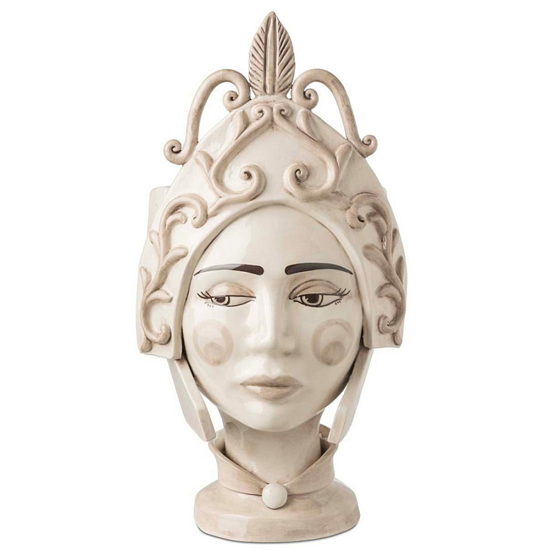 Ваза Vaso Moro Lady Paladin White Бежевый Ваза Vaso Moro Lady Paladin White Бежевый в Брянске | Loft Concept