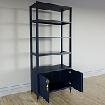 Стеллаж со стеклянными полками Elsa Dreams Blue варинант исполнения - 3 | Loft Concept в Брянске