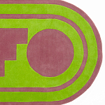 Дизайнерский ковер зеленый Poltronova Sofo Verosa Rug варинант исполнения - 7 | Loft Concept в Брянске