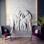 Барельеф ELEPHANTS варинант исполнения - 2 | Loft Concept в Брянске