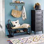 Комод узкий с 5-ю ящиками серый Silva Grey Chest of Drawers варинант исполнения - 6 | Loft Concept в Брянске