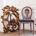 Зеркало настенное с рамой цвета античная бронза Classic Ornament Mirror варинант исполнения - 3 | Loft Concept в Брянске
