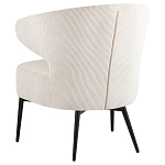 Современное мягкое кресло на металлических ножках Rakush Milk варинант исполнения - 4 | Loft Concept в Брянске