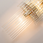 Бра с золотистым основанием и прозрачными трубками Nembus варинант исполнения - 4 | Loft Concept в Брянске