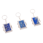 Зеркало брелок складное двухстороннее из натурального камня Лазурит Stone Mirrors варинант исполнения - 4 | Loft Concept в Брянске