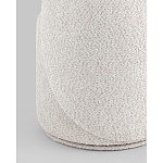 Пуф Loreen со спинкой вращающийся букле светло-серый варинант исполнения - 3 | Loft Concept в Брянске