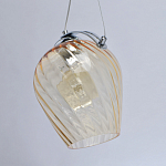 Подвесной светильник со стеклянном плафоном в форме бокала Kaleido варинант исполнения - 4 | Loft Concept в Брянске