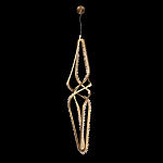 Подвесной светильник с декоративными элементами в виде кристаллов Smooth Shine варинант исполнения - 1 | Loft Concept в Брянске