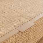 ТВ-тумба с плетеным декором Buckley Wicker TV Stand варинант исполнения - 5 | Loft Concept в Брянске