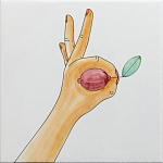 Плитка дизайнерская с рисунком Лимон варинант исполнения - 2 | Loft Concept в Брянске