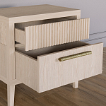 Прикроватная Тумбочка Primo с двумя ящиками Светлый дуб варинант исполнения - 6 | Loft Concept в Брянске