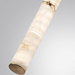 Подвесной светильник с плафоном в форме цилиндра из алебастра Cryptocrystalline Stone варинант исполнения - 5 | Loft Concept в Брянске