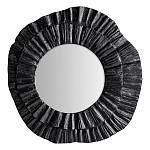 Зеркало в фактурной черной раме в современном стиле Black Maelstrom варинант исполнения - 1 | Loft Concept в Брянске