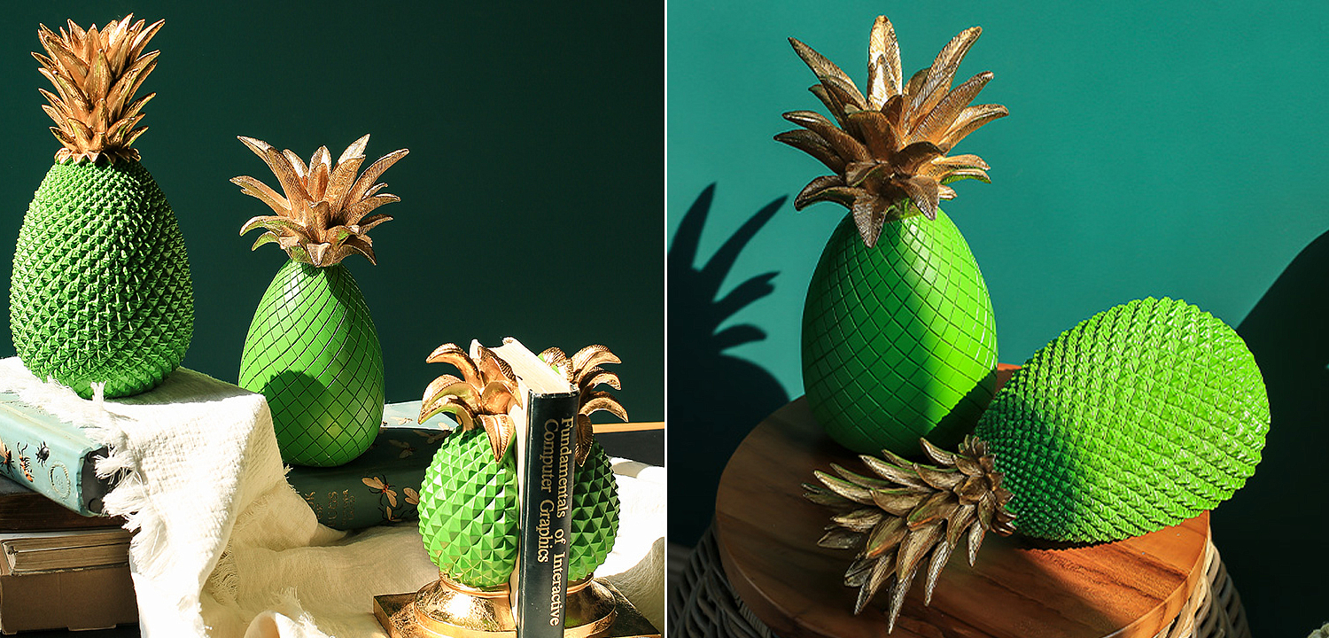 Статуэтка Gold and Green Pineapple - Loft-Concept в Брянске