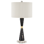 Настольная лампа с плиссированным цилиндрическим абажуром Tightened Waist варинант исполнения - 3 | Loft Concept в Брянске