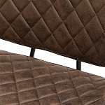 Стул с темно-коричневой обивкой из экокожи Benderson варинант исполнения - 8 | Loft Concept в Брянске